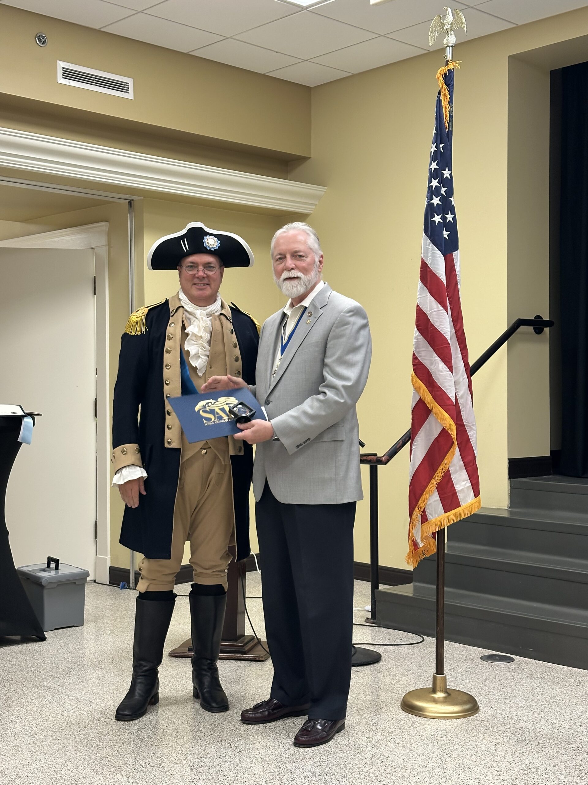 Robert Lofthouse, WCC member and event coordinator for the George Washington Birthday Luncheon committee, was our June meeting speaker. The William C. Corum chapter has been a strong sponsor of this regional banquet.